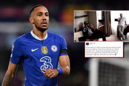 ¡Aubameyang lanza comunicado oficial luego de filtrarse su video privado!