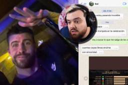 Piqué le respondió a Ibai tras sacar una botella de champagne durante la celebración por haber ganado al Copa del Rey.