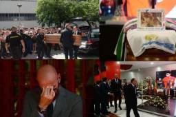 El funeral del futbolista español José Antonio Reyes, que este sábado falleció a los 35 años en un accidente de tránsito en Sevilla, tuvo lugar en el estadio Sánchez Pizjuán.