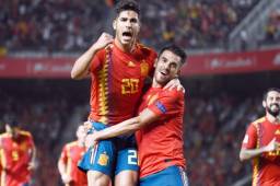 Marco Asensio fue una de las figuras de España en la goleada frente a Croacia.