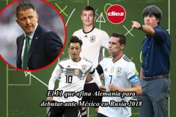 El diario alemán Bild publicó la posible alineación con la que Alamania debutará ante México en Rusia 2018. Joachim Low, técnico de los teutones, saldrá con Neuer en la portería y tendrá un mediocampo de ensueño.