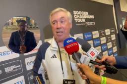 El técnico del Real Madrid, Carlo Ancelotti, se mostró muy contento tras el triunfo de su equipo ante el United.