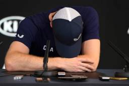 Andy Murray rompió en llanto durante la conferencia donde anunció que dejará el tenis. Fotos AFP