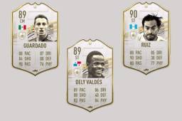Así se mirarían estos grandes jugadores de Concacaf en Ultimate Team de FIFA. Algunos todavía no están retirados, pero mirá cómo lucirían. (Trabajo de CH Deportes)