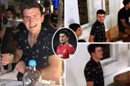 Maguire, detenido en Mykonos, una isla de Grecia, por una pelea, así fue captado el capitán del Manchester United en tremendo escándalo.