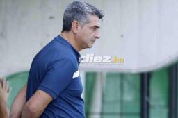 Diego Vázquez salió satisfecho con el accionar de sus jugadores ante Platense. Foto: Neptalí Romero.