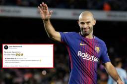 Mascherano no dudó en responder ante la noticia que el Barcelona lo contactó.