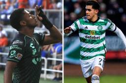 Antony Lozano y Luis Palma, dos de los hondureños más seguidos en las ligas extranjeras por los hinchas catrachos.