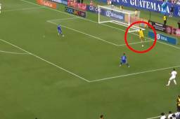 Messi marcó el 1-1 en esta jugada donde el portero de Guatemala le regaló la pelota.