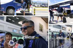 Diego Martín Vázquez viajó rumbo a Miami con lentes de sol, short y una sonrisa que lo caracteriza.
