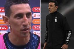 Di María asegura que sigue demostrando que está para ser titular pese a que Scaloni lo mantiene como cambio.
