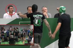 Escándalo: técnico español es presentado por su nuevo club y los ultras irrumpen la sala para expulsarlo