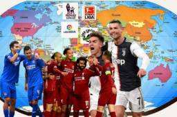 Te presentamos qué equipos serían los campeones si acabaran las diferentes ligas por la pandemia del coronavirus. Desde Europa hasta Centroamérica.