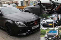 Con apenas 25 años de edad, el jugador del United invierte su gran fortuna en los motores. Tiene cuatro autos personalizados y todos son de lujo.