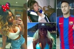 Rafaella, hermana de Neymar de 20 años, hizo público en Barcelona el noviazgo con un futbolista. Antes había tenido dos.