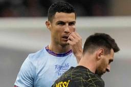 Cristiano Ronaldo y Lionel Messi en su último enfrentamiento...