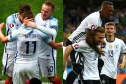 Inglaterra y Alemania disputarán este domingo encuentros eliminatorios.