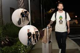 Messi y otras grandes estrellas llegan a Estados Unidos para comenzar a preparar los dos amistosos que disputarán.
