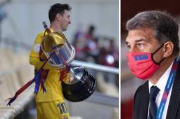 Según declaraciones de Laporta, Lionel Messi apunta a seguir en el FC Barcelona la próxima temporada.