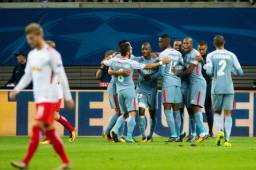 Monaco está empatando ante el Leipzing de Alemania. FOTOS: AFP