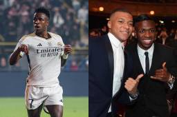 Vinicius Junior fue consultado por Kylian Mbappé luego de ganar la Supercopa de España.