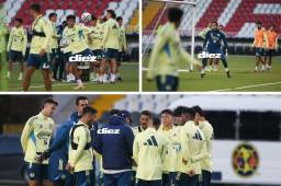 El equipo mexicano entrenó en el estadio Nacional pensando en poder sacar un resultado positivo ante el Olimpia en el duelo de ida de la Concachampions. FOTOS: Emilio Flores