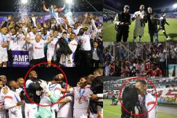 Las mejores fotos que dejaron el festejo del título invicto de Olimpia ganado frente a Motagua. FOTOS: Andro Rodríguez, David Romero y Mauricio Ayala