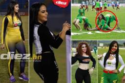 La última jornada del torneo Apertura de la Liga Nacional de Honduras se engalana con hermosas chicas en cada estadio de las diferentes ciudades.