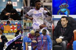 Las imágenes que nos dejó el triunfo del Real Madrid sobre el Barcelona en el Clásico de la Supercopa de España que disputó en Arabia Saudita.