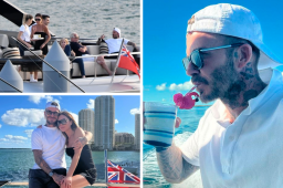 David Beckham disfruta junto a su familia las vacaciones, el inglés compró un yate y The Sun reveló lo que le costó. Victoria, mujer del ex jugador deslumbró con su belleza.
