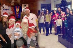 Cristiano Ronaldo y Lionel Messi pasan la Navidad en familia en España.