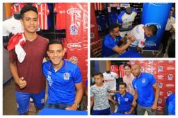 Los jugadores del Olimpia compartieron un grato momento con los aficionados previo a la gran final ante el Motagua. Foto: Ronal Aceituno.