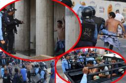 Un nuevo episodio de violencia empaña el clásico entre Olimpia y Motagua con un enfrentamiento en las afueras del estadio Nacional.