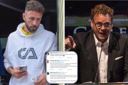 Periodista y futbolista tuvieron un tremendo cruce de palabras por la selección de azteca.