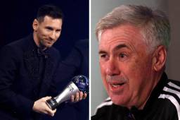 Carlo Ancelotti dio su opinión del premio The Best que se llevó Lionel Messi.