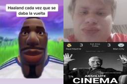 Erling Haaland es el principal protagonista de los memes tras el juego de ida de los cuartos de final del Real Madrid contra Manchester City por no anotar ninguno de los tres goles que hizo su equipo.