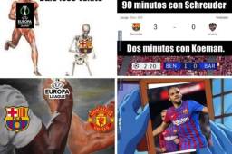 ¡Barcelona a la Europa League! Los crueles memes de la goleada del Benfica 3-0 ante el conjunto azulgrana de Koeman.