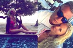 El futbolista argentino del Torino se encuentra en las islas Fiji con Daniela Christiansson, quien ha logrado que Maxi López se olvide por completo de Wanda Nara.