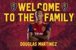 Douglas Martínez ahora buscará brillar en la MLS con el Real Salt Lake. FOTO: Cortería Real Salt Lake.