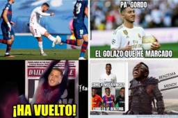 Te presentamos los mejores memes que dejó la goleada del Real Madrid sobre el Huesca. Hazard y Vinicius son víctimas.