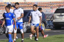 El hondureño Bryan Moya ha sido la gran novedad en el entrenamiento del Olimpia en el estadio Nacional. FOTO: Ronal Aceituno.