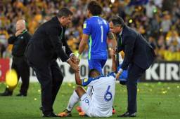 El sueño de Rusia 2018 acabó para Honduras tras perder 3-1 ante Australia en el ANZ Stadium. ¿De quién fue la culpa? Puedes votar aquí. Foto AFP