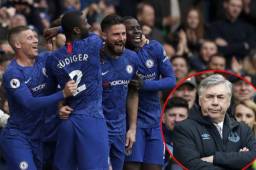 El Chelsea destrozó al Everton de Ancelotti por la jornada 29 de la liga inglesa.