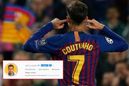 Coutinho eliminó referencia del Barcelona en su cuenta oficial de Instagram.