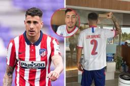 José Giménez ya posó con la camisa del Club Olimpia en sus redes sociales.