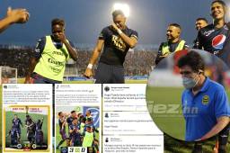 Las águilas volaron muy alto en la final de ida y le propinaron un contundente 3-0 a Real España que los tiene a un pasito del campeonato. Así reaccionaron en redes sociales varios periodistas de Honduras.