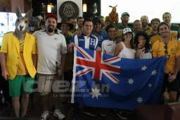 Los australiano se encuentran felices de estar compartiendo en Honduras.