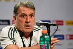 El 'Tata' Martino comparó el nivel de Copa Oro en contraste con el de Copa América. También se refirió a Haití, rival de México en semifinales. Foto AFP
