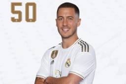 Hazard lucirá la camiseta número 50 durante la pretemporada del Real Madrid en Estados Unidos.