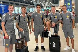 Luis Palma junto al resto de sus compañeros previo al viaje a Austria.